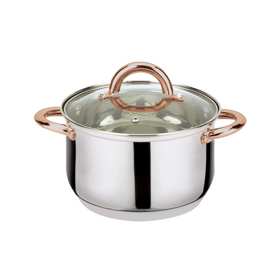 6-Piece Stainless Steel Casserole Set Pots and Lids…