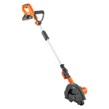 VEVOR Lawn Edger, 20 V Battery Powered Cordless Edger, 9-inch Blade Edger Lawn Tool with 3-Position Blade Depth, Battery and Charger Included, for Lawns, Driveways, Borders, and Sidewalk Edges