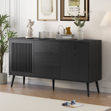 Modern Cabinet with 2 Doors and 3 Drawers, Suitable for Living Rooms, Studies, and Entrances.