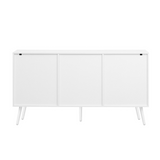 Modern Cabinet with 2 Doors and 3 Drawers, Suitable for Living Rooms, Studies, and Entrances.