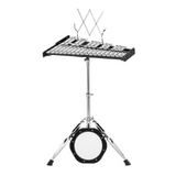 VEVOR 30 Note Glockenspiel Xylophone Bell Kit, Professional Percussion Instrument Set with Mallets, Drum Sticks, Music Stand,  8" Practice Pad, Adjustable Stand and Carrying Bag for Students & Adults