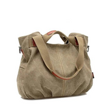 ARM CANDY Handy Natural Canvas Handbag