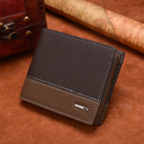 Men's Wallet Short Lychee Pattern