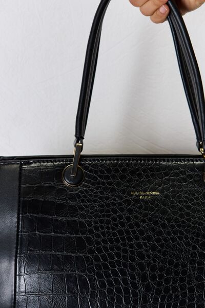 David Jones Texture PU Leather Handbag