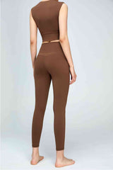 V-Waist Sports Leggings