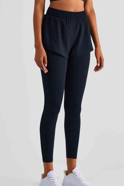 Elastic Waist Sports Leggings