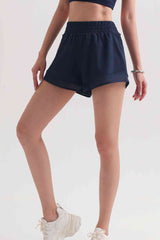 Smocked Waist Sports Shorts