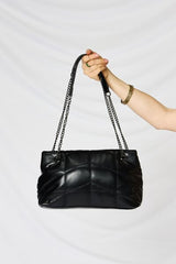 SHOMICO PU Leather Chain Handbag